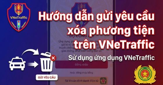 Hướng dẫn chi tiết cách xóa xe trên VNeTraffic