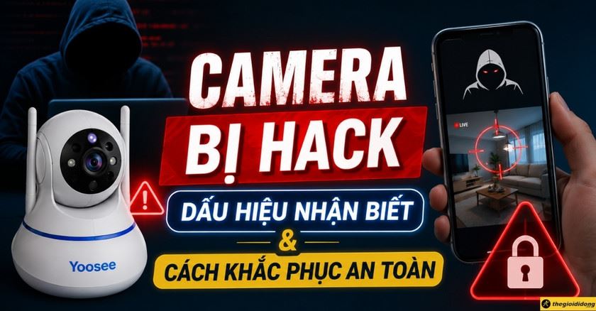 Camera bị hack: 7 Dấu hiệu nhận biết và cách khắc phục an toàn