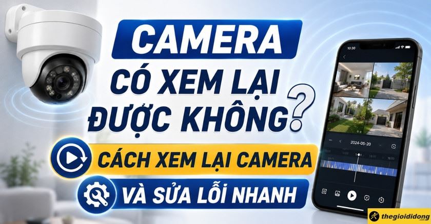 Camera có xem lại được không? Cách xem lại camera và sửa lỗi nhanh 