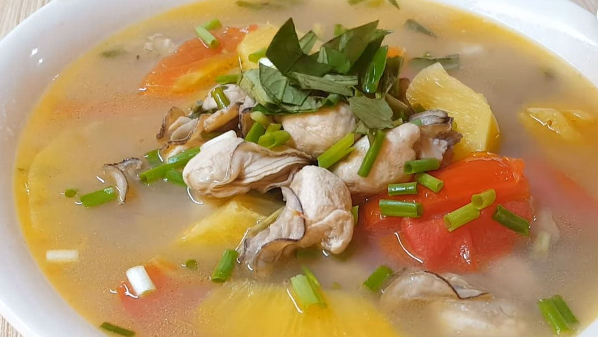 canh chua hàu sữa