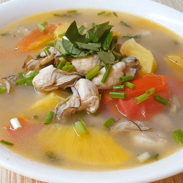 canh chua hàu sữa