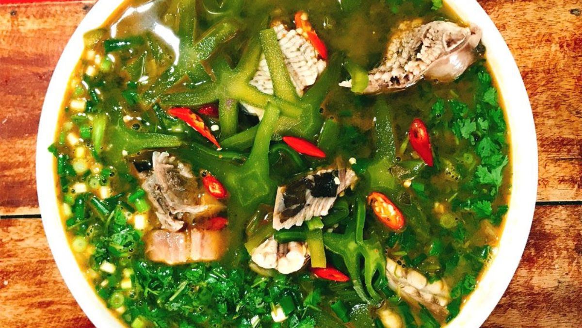 Canh xương rồng