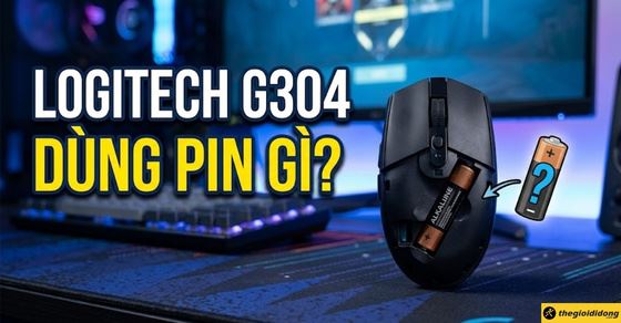 Chuột Logitech G304 dùng pin gì? Cách chọn mua đúng