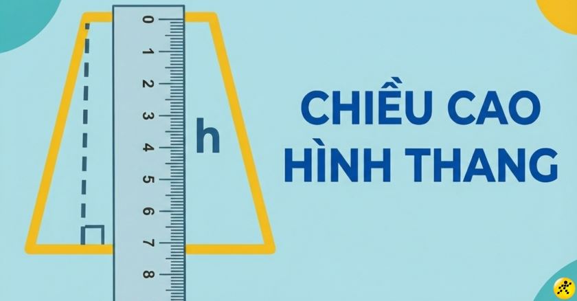 Công thức tính chiều cao hình thang đầy đủ (ví dụ, bài tập, lời giải)