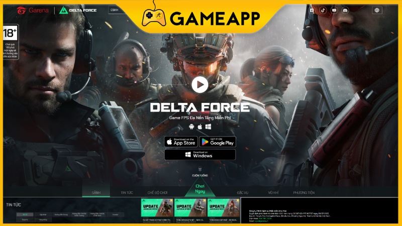 Delta Force Garena - Siêu phẩm game bắn súng chiến thuật
