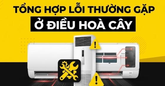 Tổng hợp các lỗi thường gặp ở điều hoà cây và cách khắc phục 