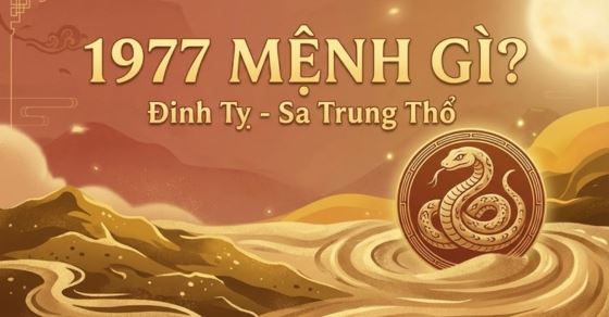Nam, nữ tuổi Đinh Tỵ 1977 mệnh gì, hợp màu gì?