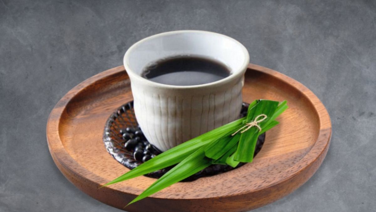 Nước đậu đen với gừng