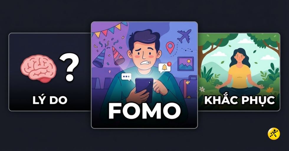 FOMO là gì? Dấu hiệu, tác hại và 7 cách vượt qua hội chứng sợ bỏ lỡ