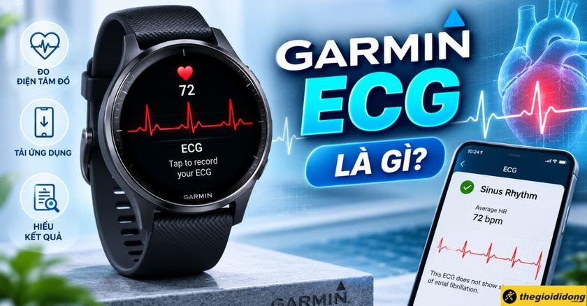 Garmin ECG là gì? Cách tải, hướng dẫn đo và hiểu kết quả điện tâm đồ