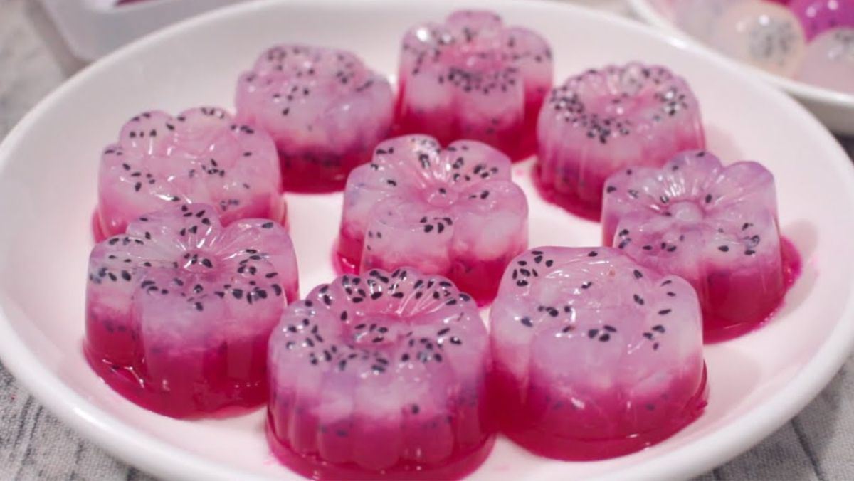 Nguyên liệu làm rau câu thanh long