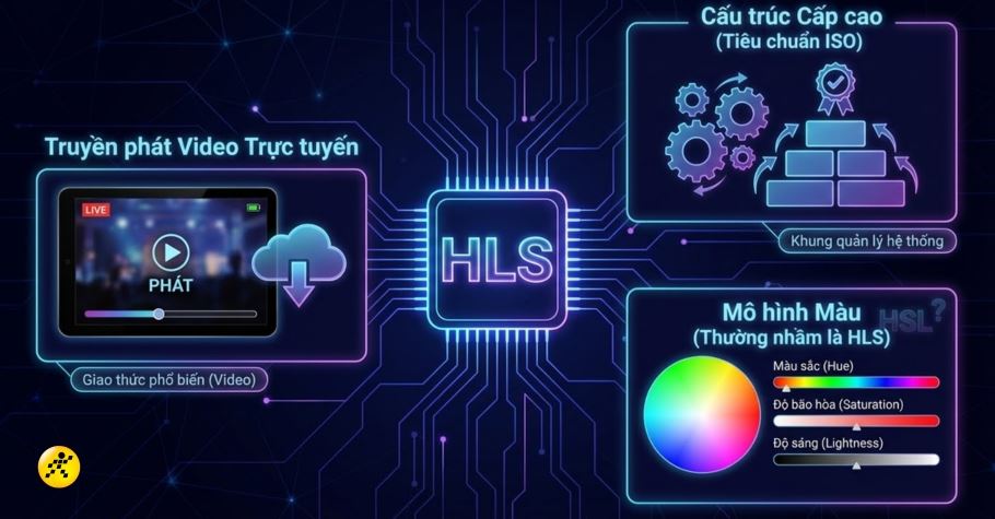 HLS là gì? Phân biệt HTTP Live Streaming, HLS (ISO) và HSL