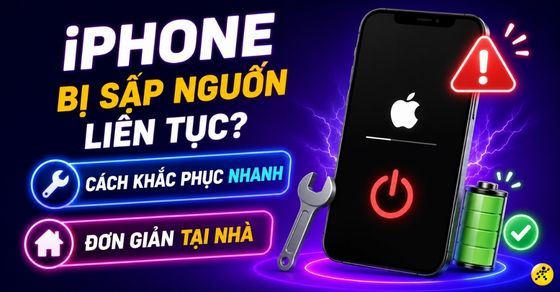 iPhone bị sập nguồn liên tục? 6 cách khắc phục nhanh, đơn giản tại nhà