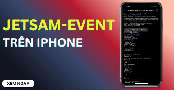 jetsam-event trên iPhone là gì? Có phải lỗi không? Cách khắc phục