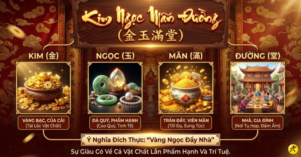 Kim Ngọc Mãn Đường là gì? Ý nghĩa phong thủy & 4 loại cây quý