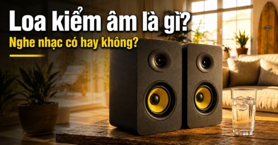 Loa kiểm âm là loa gì? Nghe nhạc có hay không?