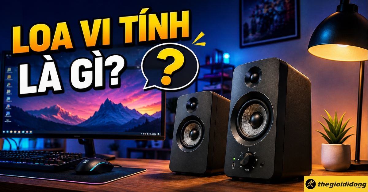 Loa vi tính là gì? Cấu tạo, phân loại và tiêu chí chọn mua