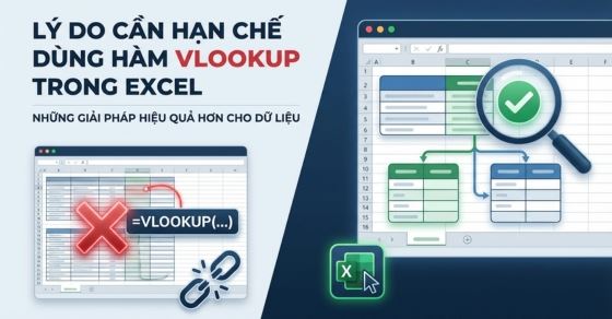 Cách sửa lỗi Excel không chạy công thức VLOOKUP cực nhanh, đơn giản