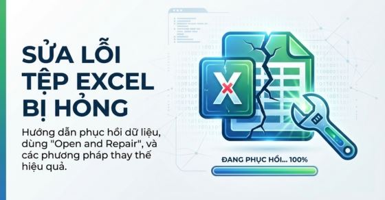 5 cách sửa lỗi file Excel bị corrupt, cứu dữ liệu thành công