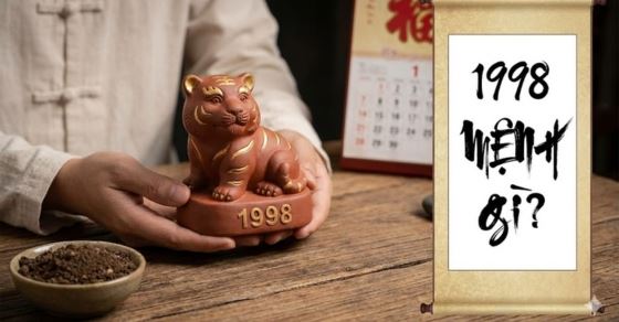 Nam, Nữ tuổi Mậu Dần 1998 mệnh gì, hợp màu gì?