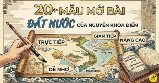 20 mẫu mở bài Đất Nước ngắn gọn, hay nhất của Nguyễn Khoa Điềm
