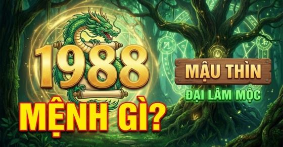Tuổi Mậu Thìn 1988 mệnh gì? Hợp tuổi gì, màu gì, hướng nào?