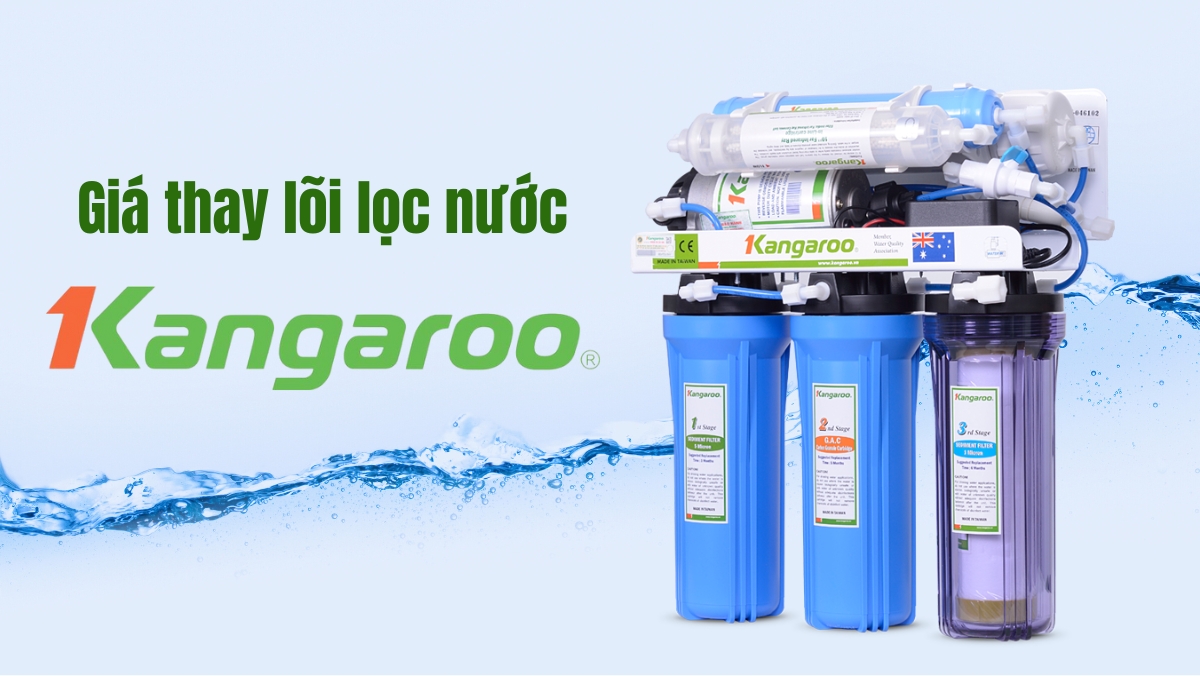 Giá thay lõi lọc nước Kangaroo là bao nhiêu?