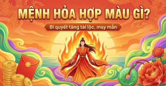Mệnh Hỏa hợp màu gì? Kỵ màu gì? Bí quyết chọn đồ may mắn