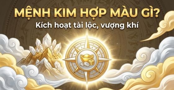Mệnh Kim hợp màu gì? Kỵ màu gì? Bí quyết chọn đồ chuẩn