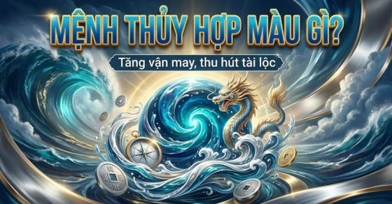 Mệnh Thủy hợp màu gì, kỵ màu gì? Ứng dụng trong đời sống