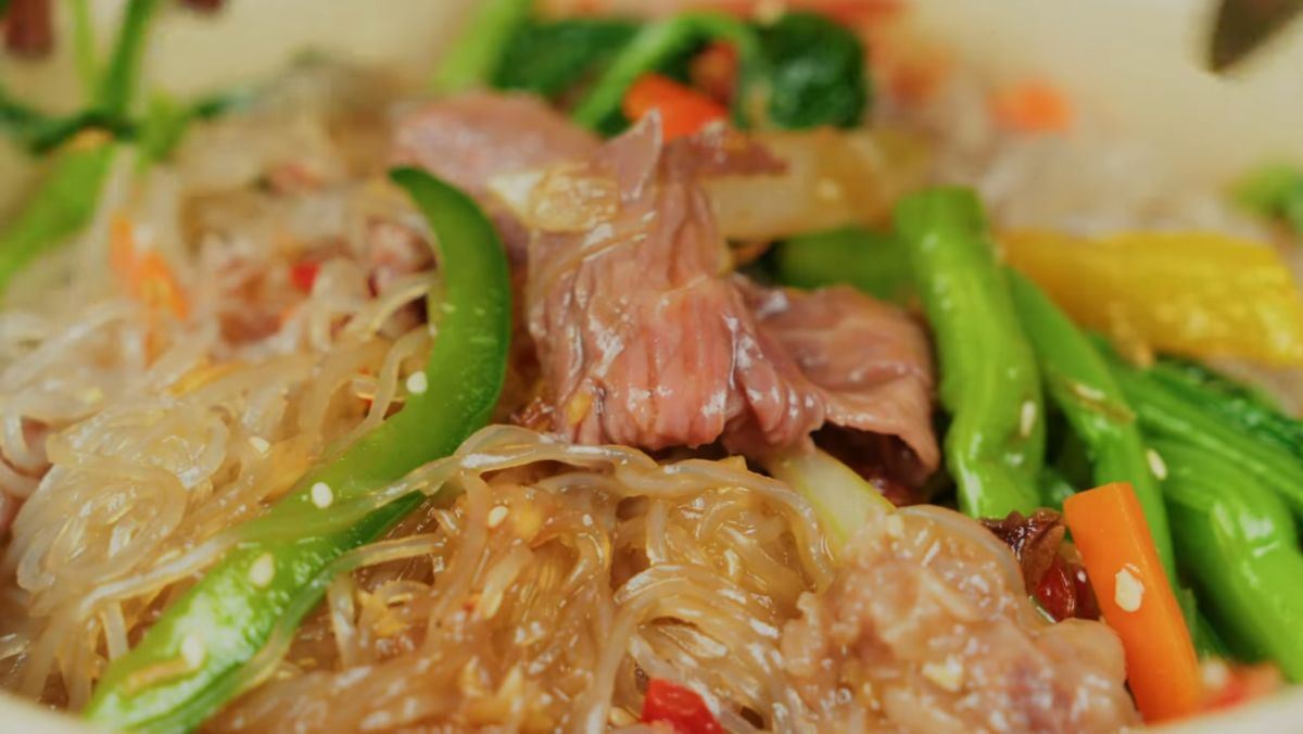 miến trộn xì dầu