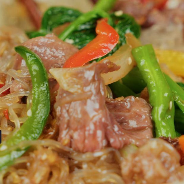 miến trộn xì dầu