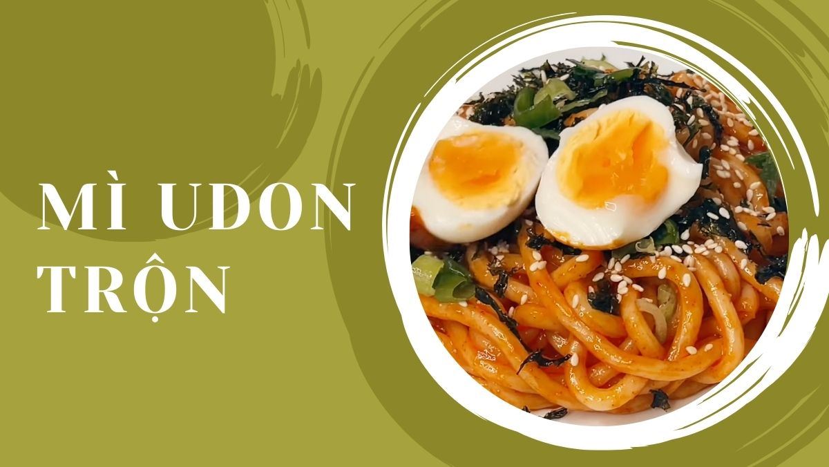 Mì udon trộn