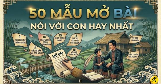 50 mẫu mở bài Nói với con (Y Phương) hay nhất, ngắn gọn, nâng cao