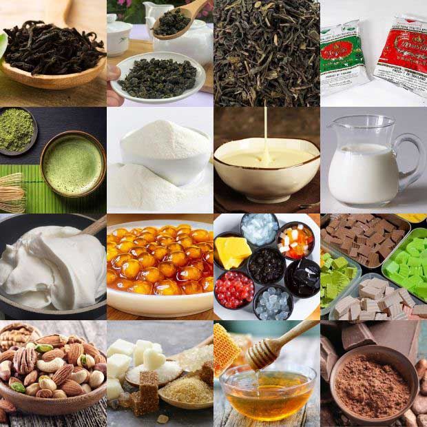 Nguyên liệu trà sữa