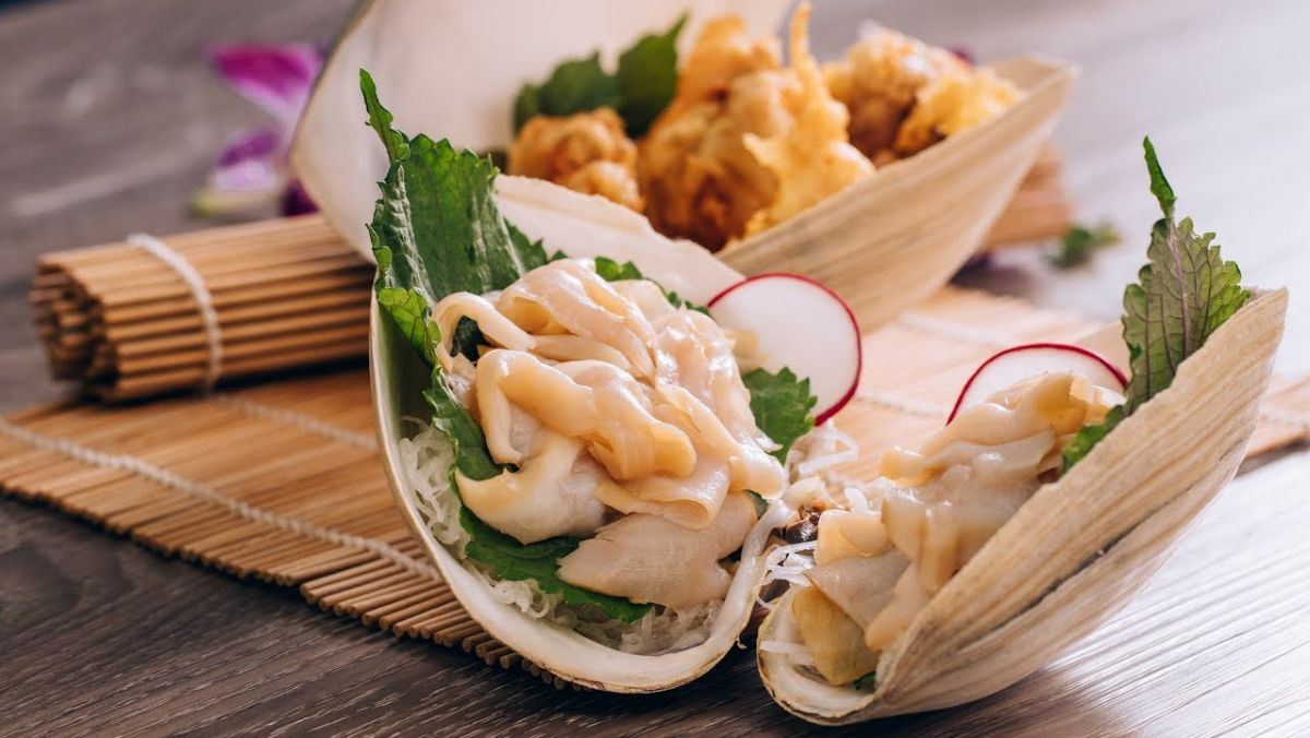 Ốc vòi voi sống