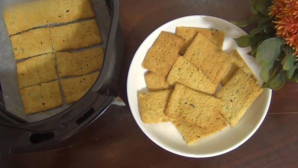 bánh quy bằng nồi chiên không dầu