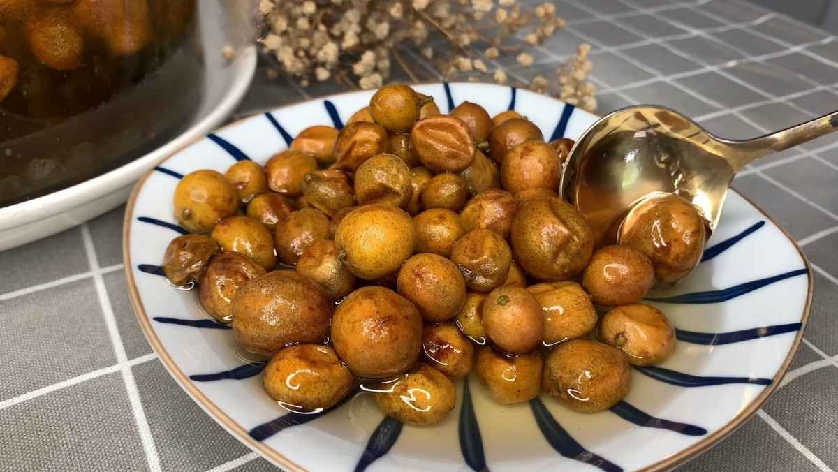 Quất hồng bì ngâm mật ong