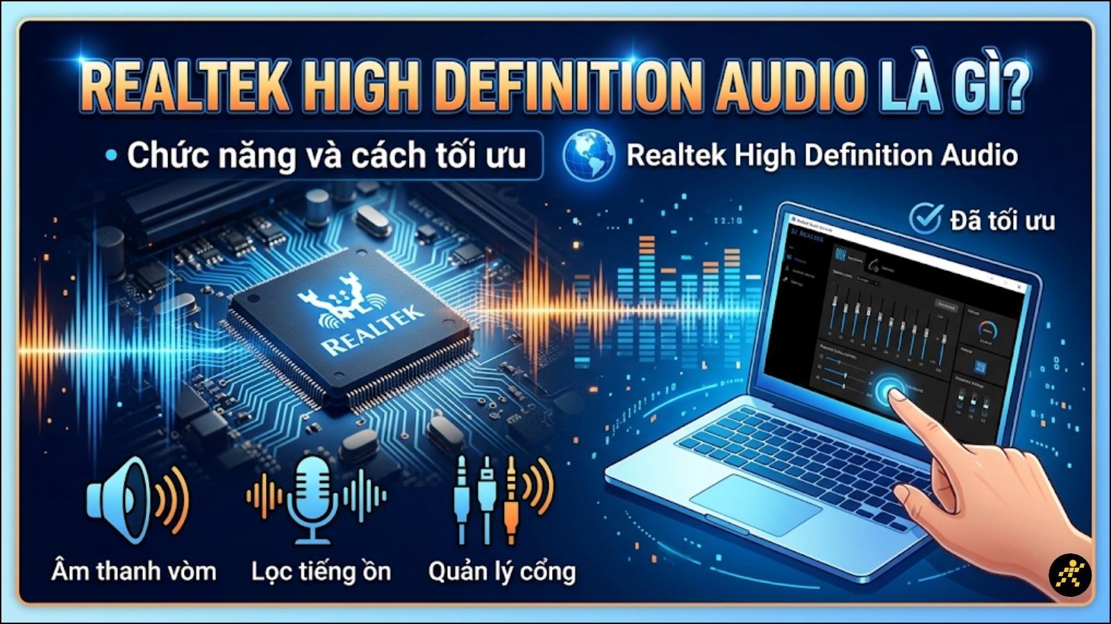 Realtek High Definition Audio là gì? Chức năng và cách tối ưu