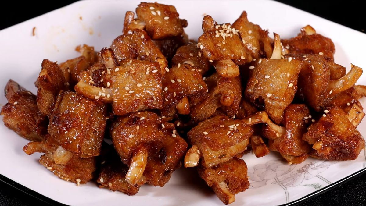 cách làm sườn non chay rim nước tương