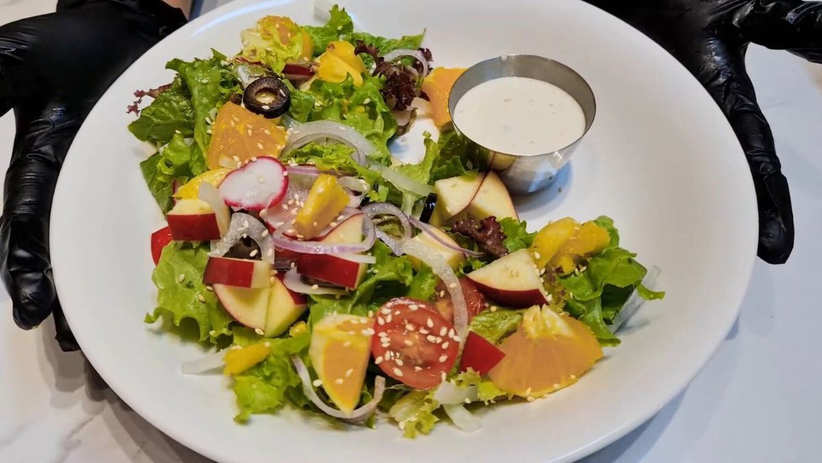 Salad hoa quả trộn mayonnaise