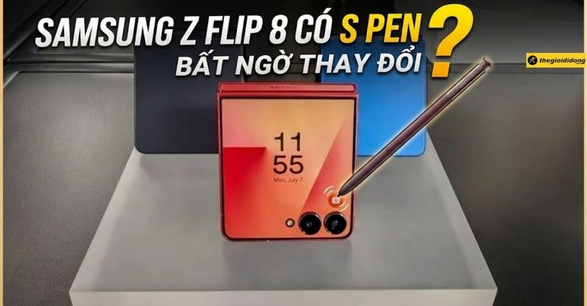 Samsung Galaxy Z Flip 8 có dùng bút S Pen không? Có hỗ trợ không?