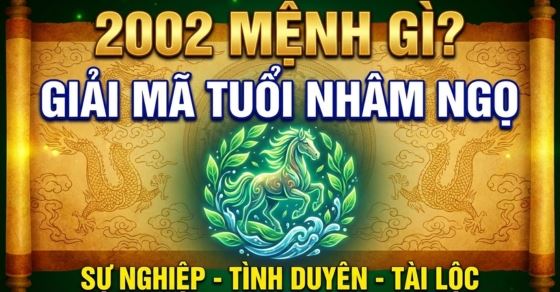 Sinh năm 2002 (Nhâm Ngọ) mệnh gì? Hợp màu gì?