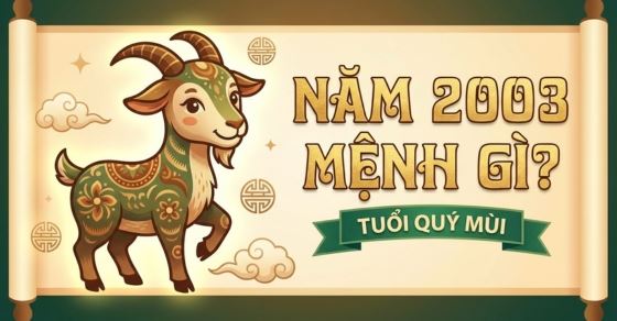 Sinh năm 2003 mệnh gì? Tuổi Quý Mùi 2003 hợp tuổi nào?
