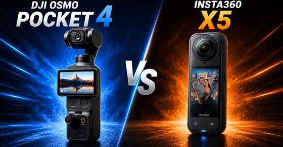 So sánh chi tiết camera DJI Osmo Pocket 4 và Insta360 X5