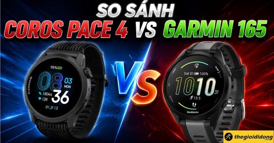 So sánh Coros Pace 4 vs Garmin 165: Kèo chạy bộ dưới 7 triệu