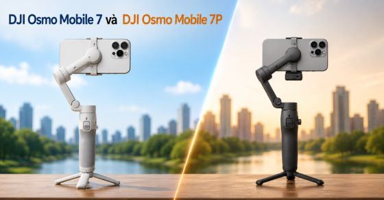 So sánh chi tiết DJI Osmo Mobile 7 và DJI Osmo Mobile 7P