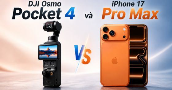 So sánh chi tiết DJI Osmo Pocket 4 và iPhone 17 Pro Max