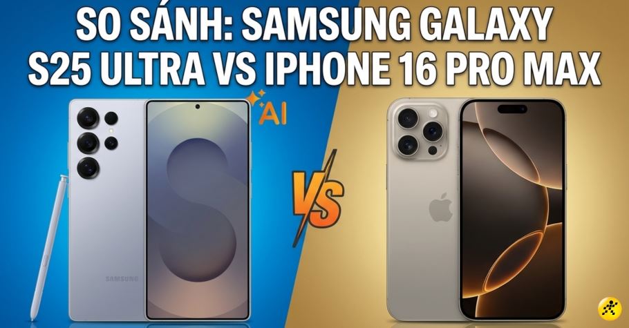 So sánh Galaxy S25 Ultra vs iPhone 16 Pro Max: Đâu là lựa chọn tối ưu?