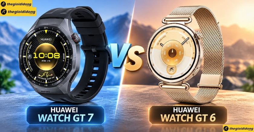 So sánh Huawei Watch GT 7 với Watch GT 6: Có nên lên đời?